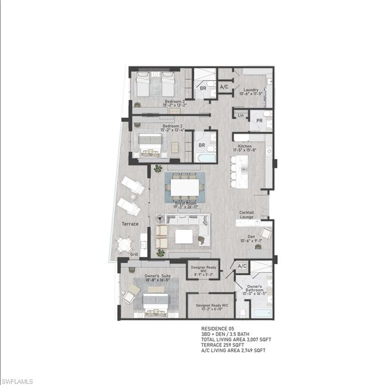 1925 Metropolitan BLVD # 1105, NAPLES FL 34104-15