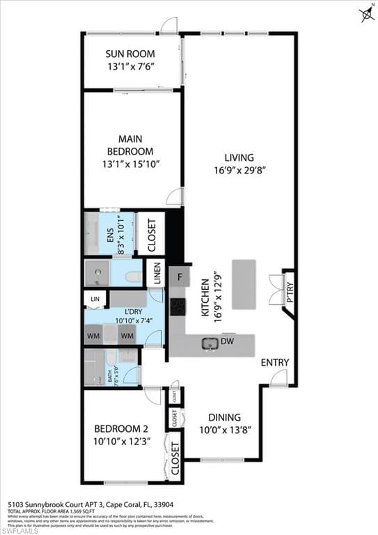 5103 Sunnybrook CT # 3, CAPE CORAL FL 33904-41