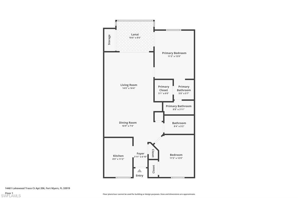 14461 Lakewood Trace CT # 206, FORT MYERS FL 33919-31
