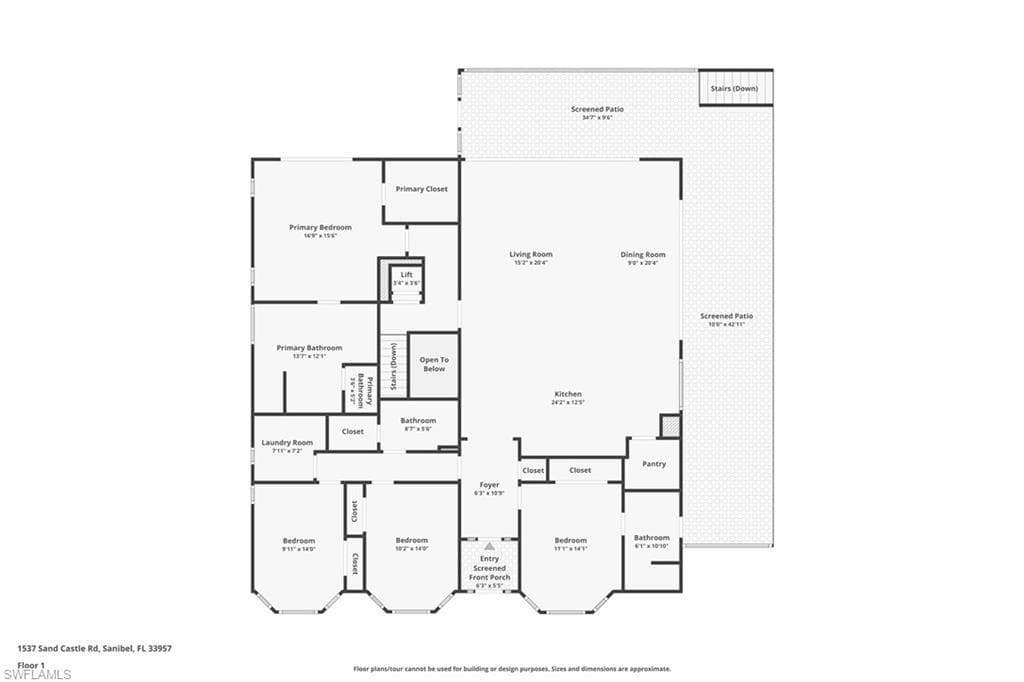 1537 Sand Castle RD, SANIBEL FL 33957-28