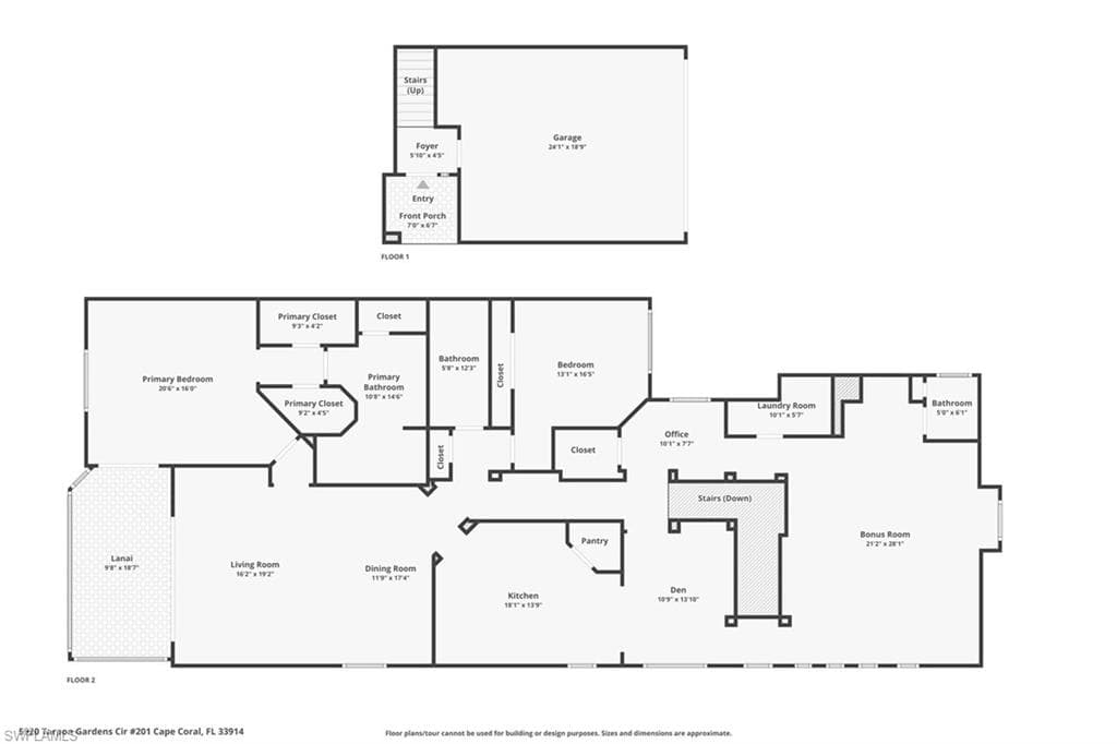 5920 Tarpon Gardens CIR # 201, CAPE CORAL FL 33914-34