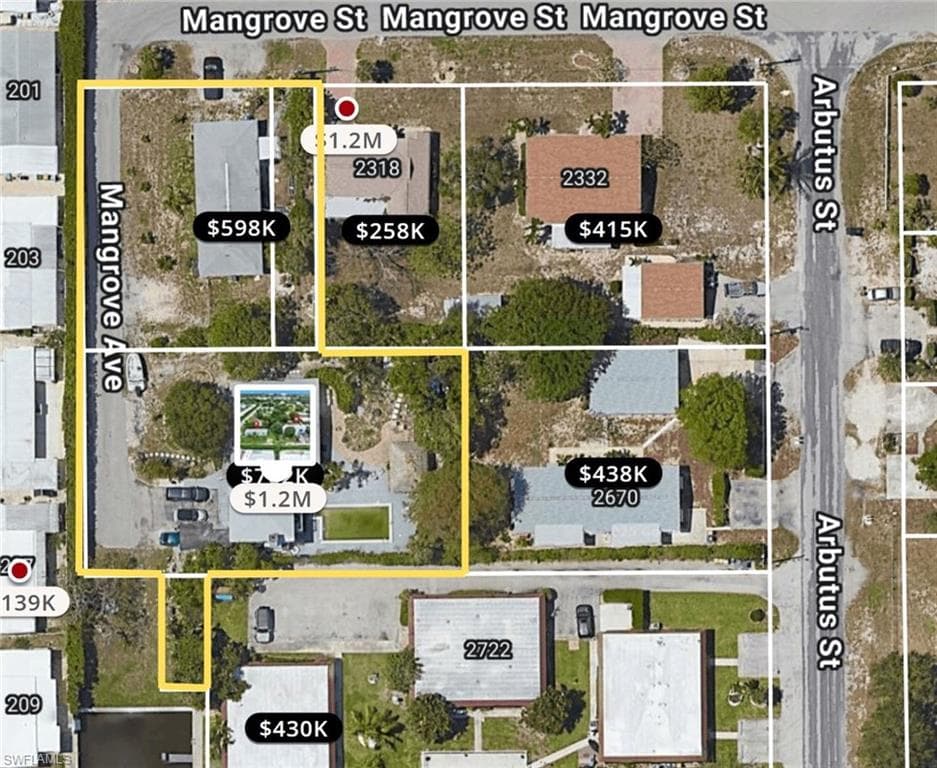 2662/2656 Mangrove ST, NAPLES FL 34112-37