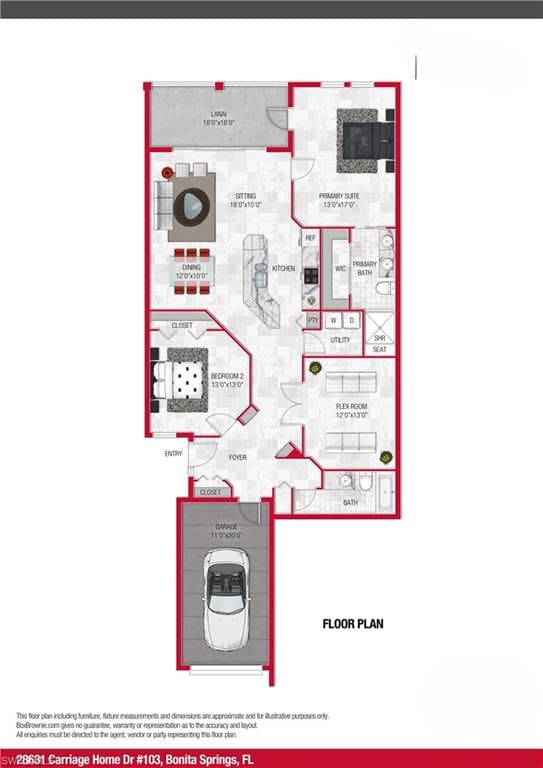 28631 CARRIAGE HOME DR # 103, BONITA SPRINGS FL 34134-29