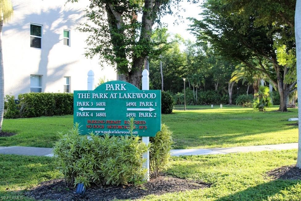 14931 Park Lake DR # 104, FORT MYERS FL 33919-1