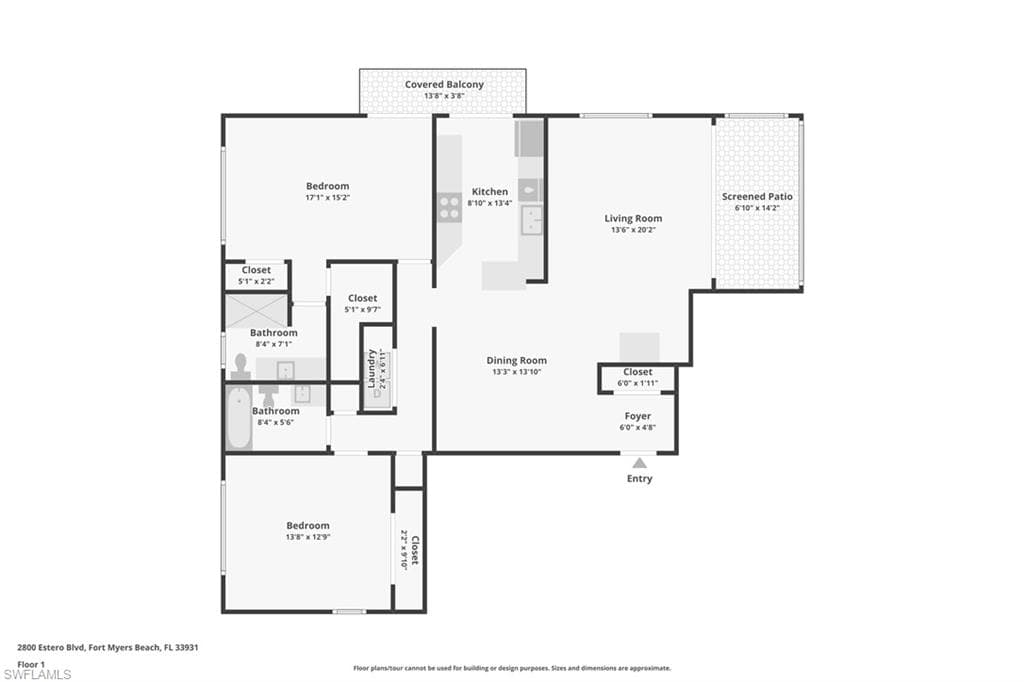 2800 Estero BLVD # 501, FORT MYERS BEACH FL 33931-37