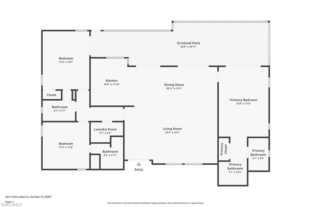 3311 Twin Lakes LN, SANIBEL FL 33957-32