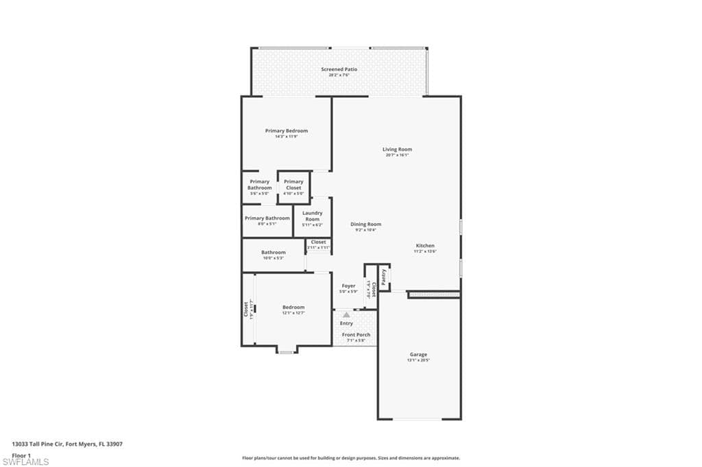 13033 Tall Pine CIR, FORT MYERS FL 33907-33