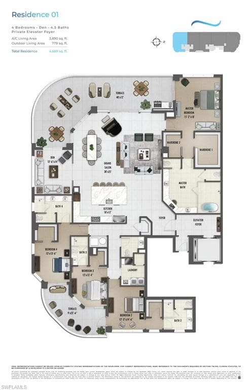 4810 Pelican Colony BLVD # 1101, BONITA SPRINGS FL 34134-22