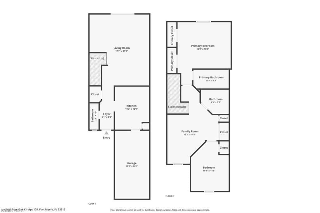 3637 Pine Oak CIR # 105, FORT MYERS FL 33916-3