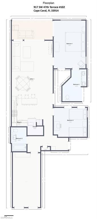 917 SW 47th TER # 102, CAPE CORAL FL 33914-22