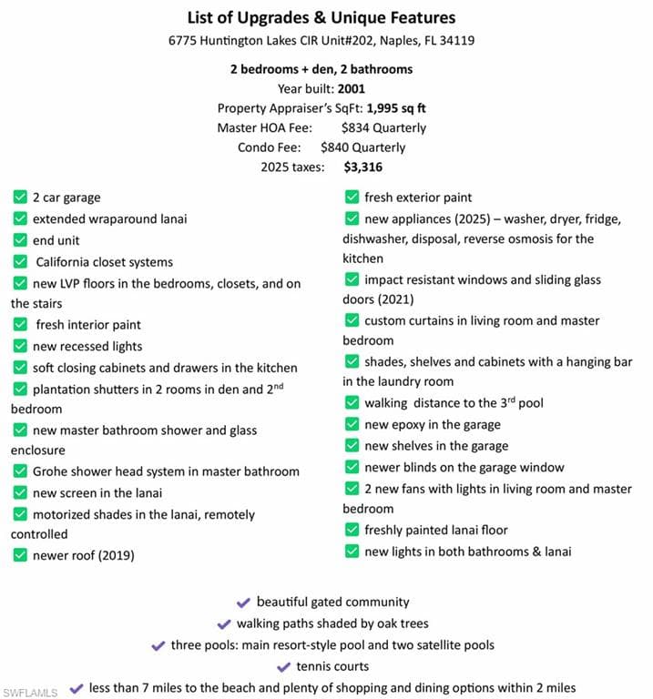 6775 Huntington Lakes CIR # 202, NAPLES FL 34119-37