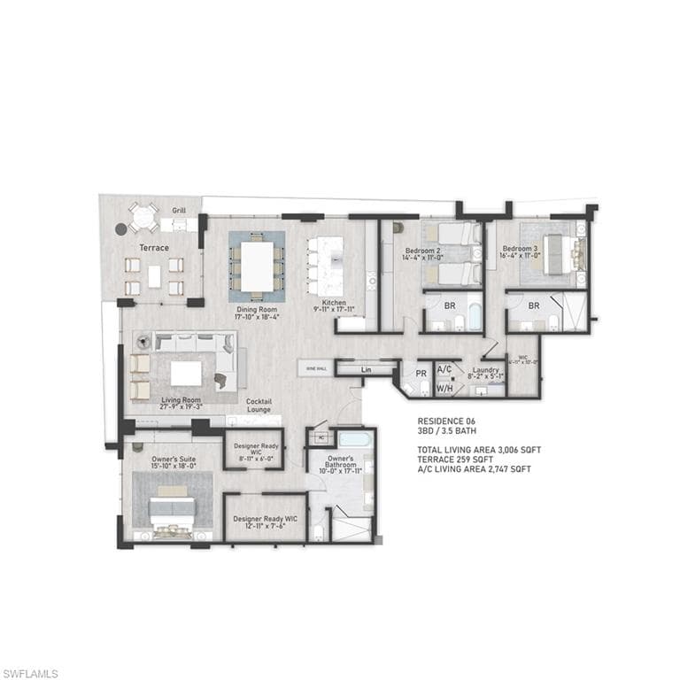 1925 Metropolitan Blvd 1406, Naples, FL 34104-16