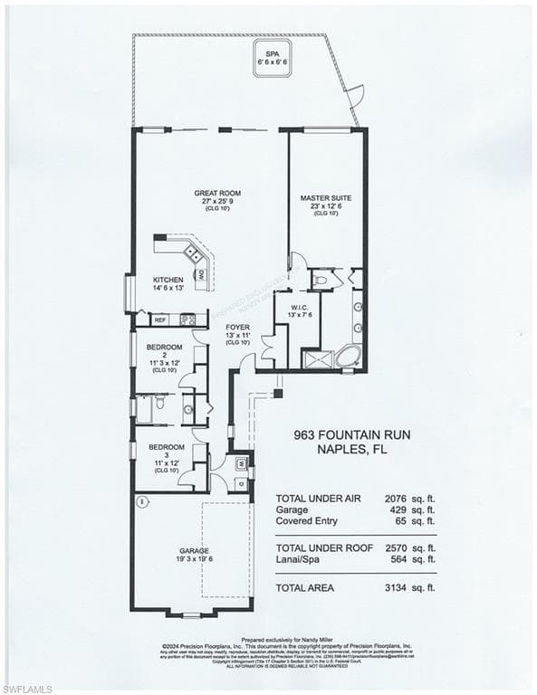 963 Fountain Run, Naples, FL 34119-32