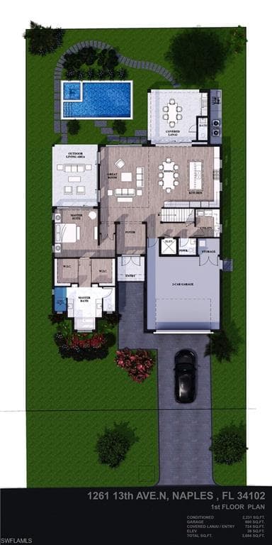 1261 13th Ave N, Naples, FL 34102-2