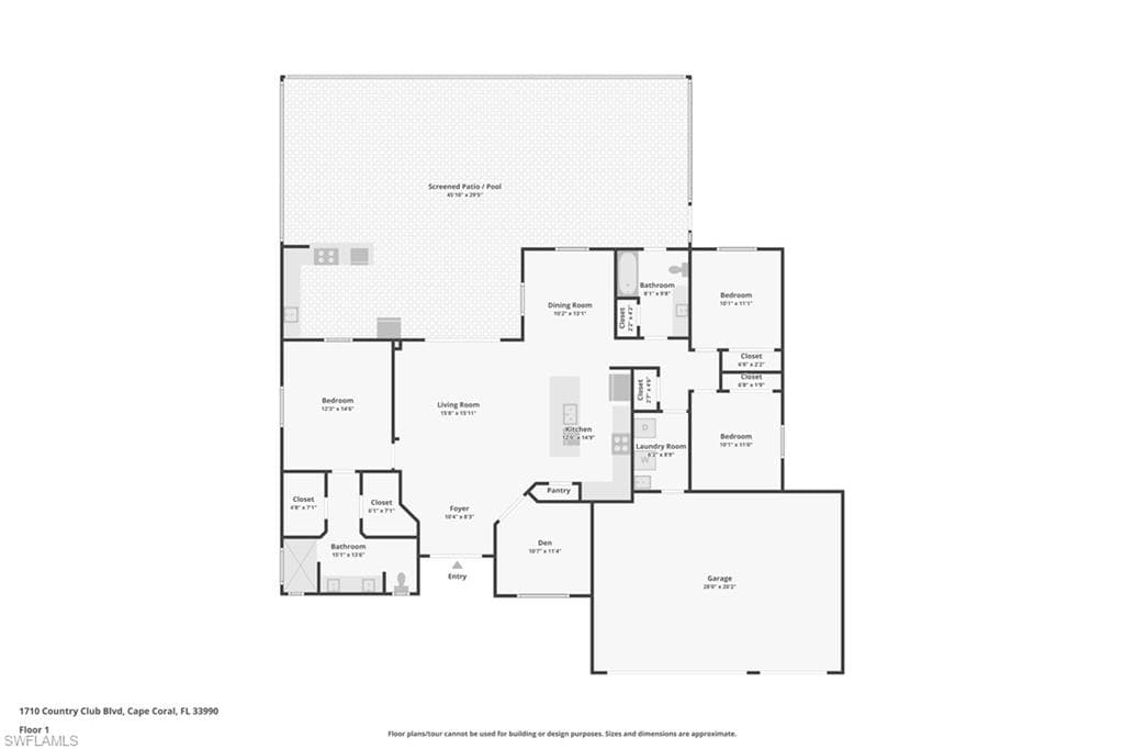 1710 Country Club Blvd, Cape Coral, FL 33990-34
