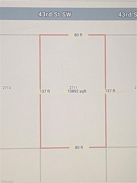 2711 43rd St SW, Lehigh Acres, FL 33976-2