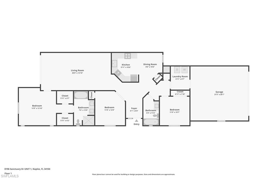 8196 Sanctuary Dr 1, Naples, FL 34104-4