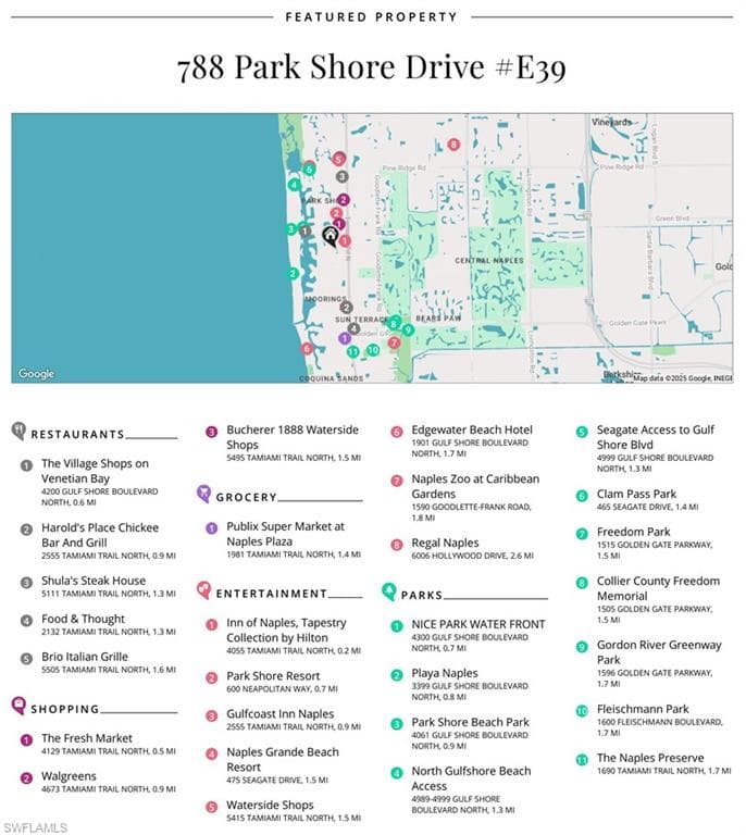 788 Park Shore Dr E39, Naples, FL 34103-32