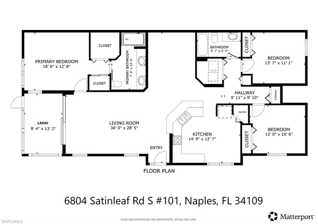 6804 Satinleaf Rd S 101, Naples, FL 34109-35