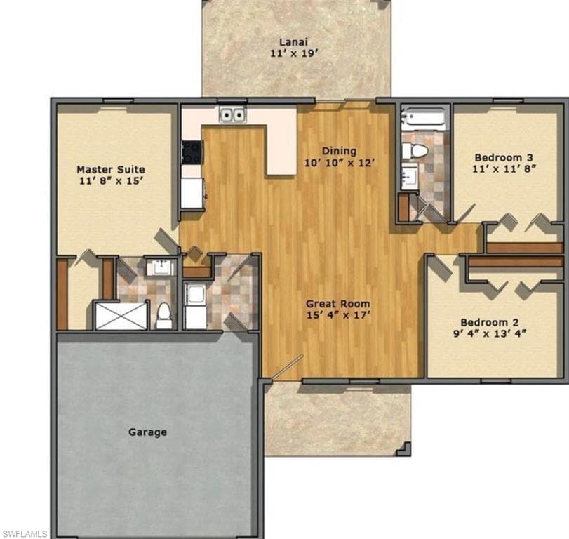 2818 43rd St W, Lehigh Acres, FL 33971-1